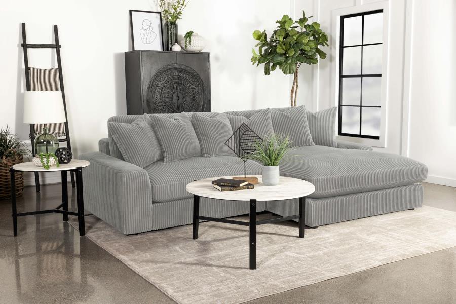 Blaine - Upholstered Reversible Chaise Sectional Sofa - Premium Stationary Sectionals from Coaster Fine Furniture - Just $2009! Shop now at Furniture Wholesale Plus  We are the best furniture store in Nashville, Hendersonville, Goodlettsville, Madison, Antioch, Mount Juliet, Lebanon, Gallatin, Springfield, Murfreesboro, Franklin, Brentwood