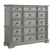 Glenmore - 15-Drawer Mansion Chest - Aged Gray – Accent Chests by Elements International at Furniture Wholesale Plus , Nashville furniture store