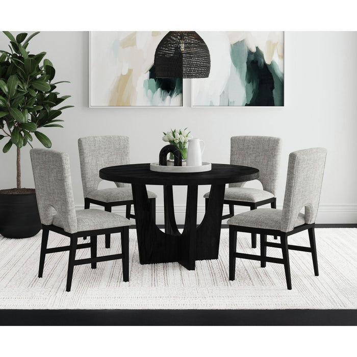 Oregon - Round Table With Wood Top – Counter Tables by Elements International at Furniture Wholesale Plus , Nashville furniture store
