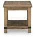 Ridgester - Rectangular End Table - Light Brown – End Tables by Signature Design by Ashley® at Furniture Wholesale Plus , Nashville furniture store