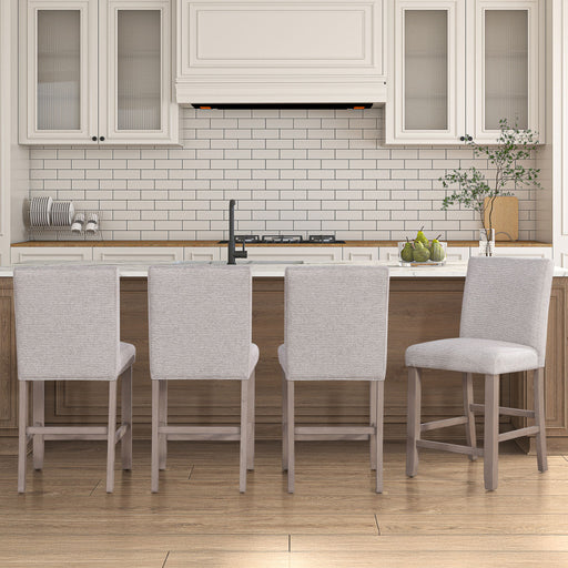 Taylor - Counter Chair - Light Brown / Gray – Side Chairs by Steve Silver Furniture at Furniture Wholesale Plus , Nashville furniture store