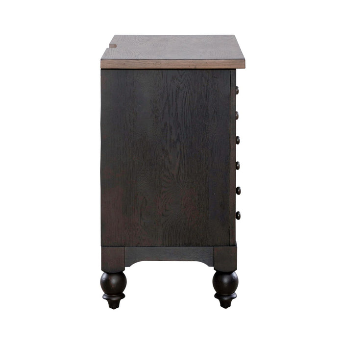 Americana Farmhouse - Bedside Chest With Charging Station – Bedside Chests by Liberty Furniture at Furniture Wholesale Plus , Nashville furniture store