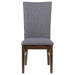 Sherwood - Upholstered Dining Side Chair (Set of 2) - Gray – Chair Sets by Coaster Fine Furniture at Furniture Wholesale Plus , Nashville furniture store