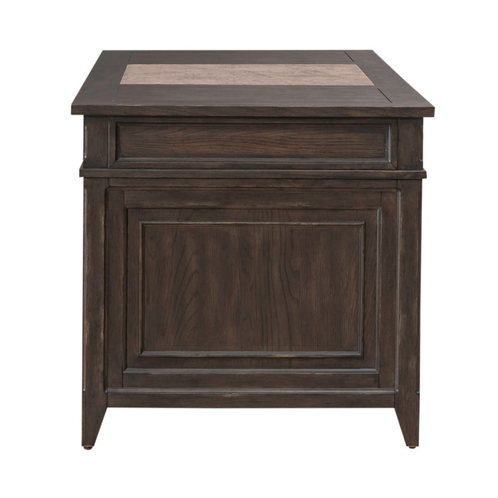 Paradise Valley - Executive Desk - Saddle Brown – Executive Desks by Liberty Furniture at Furniture Wholesale Plus , Nashville furniture store