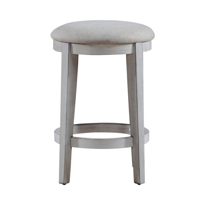 Ocean Isle - Upholstered Console Stool – Counter Height (24"-27") by Liberty Furniture at Furniture Wholesale Plus , Nashville furniture store