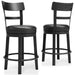 Valebeck - Full Back Swivel Stool - Premium Counter Height (24"-27") from Signature Design by Ashley® - Just $208! Shop now at Furniture Wholesale Plus  We are the best furniture store in Nashville, Hendersonville, Goodlettsville, Madison, Antioch, Mount Juliet, Lebanon, Gallatin, Springfield, Murfreesboro, Franklin, Brentwood