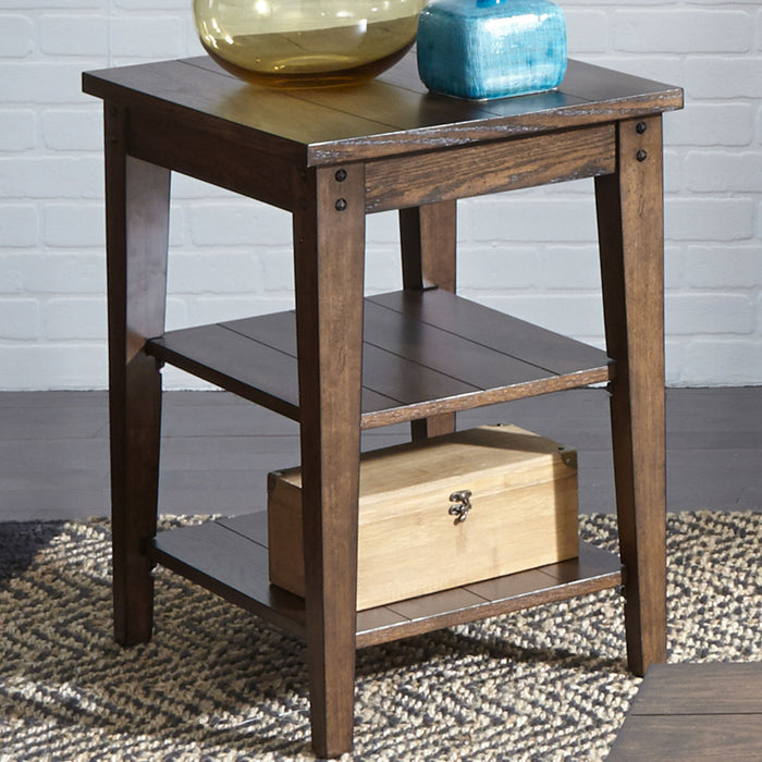 Lake House - Tiered Table – Chair Side Tables by Liberty Furniture at Furniture Wholesale Plus , Nashville furniture store