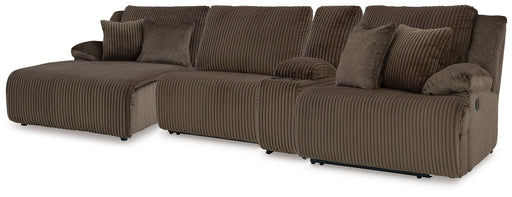 Top Tier - 4 Piece Reclining Sectional – Reclining Sectionals by Signature Design by Ashley® at Furniture Wholesale Plus , Nashville furniture store