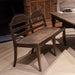 Paradise Valley - Ladder Back Bench - Saddle Brown – Dining Benches by Liberty Furniture at Furniture Wholesale Plus , Nashville furniture store