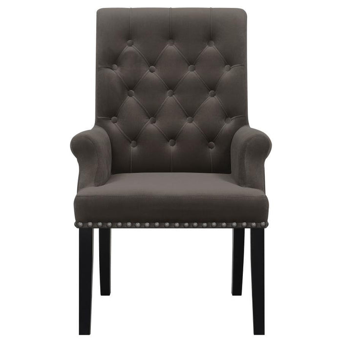 Alana - Upholstered Dining Arm Chair – Arm Chairs by CoasterEssence at Furniture Wholesale Plus , Nashville furniture store