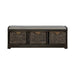 Mill Creek - Wall Bench - Peppercorn – Storage Benches by Liberty Furniture at Furniture Wholesale Plus , Nashville furniture store