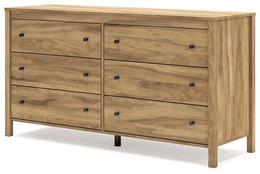 Bermacy - Six Drawer Dresser - Light Brown – Dressers by Signature Design by Ashley® at Furniture Wholesale Plus , Nashville furniture store