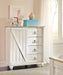 Willowton - Dressing Chest - Whitewash – Accent Chests by Signature Design by Ashley® at Furniture Wholesale Plus , Nashville furniture store