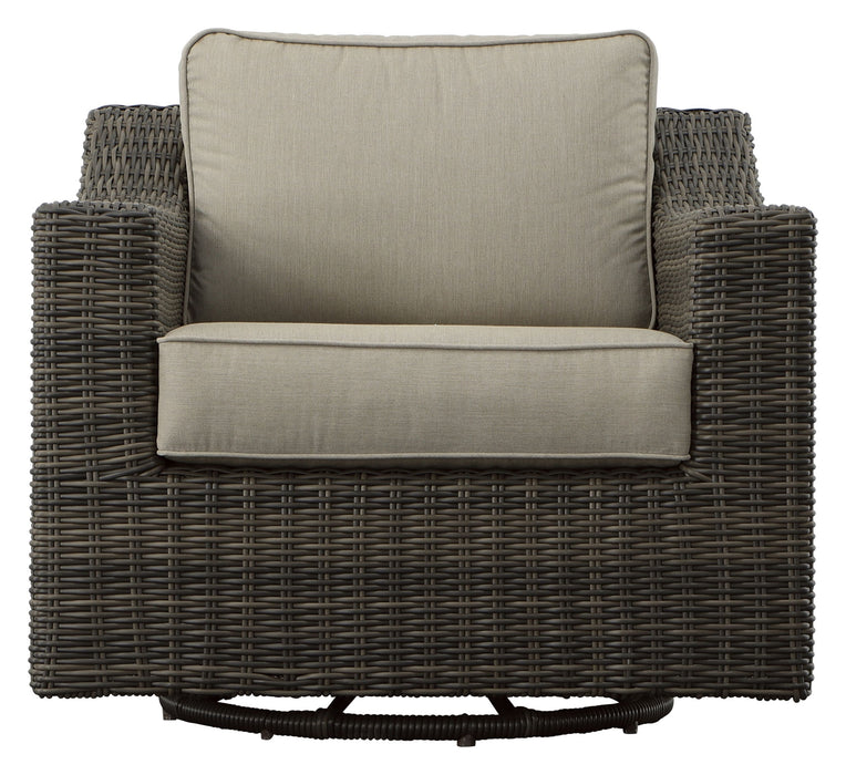 Jones - Outdoor Swivel Lounge Chair (Set of 2) - Brown - Premium Chair Sets from Steve Silver Furniture - Just $2639! Shop now at Furniture Wholesale Plus  We are the best furniture store in Nashville, Hendersonville, Goodlettsville, Madison, Antioch, Mount Juliet, Lebanon, Gallatin, Springfield, Murfreesboro, Franklin, Brentwood
