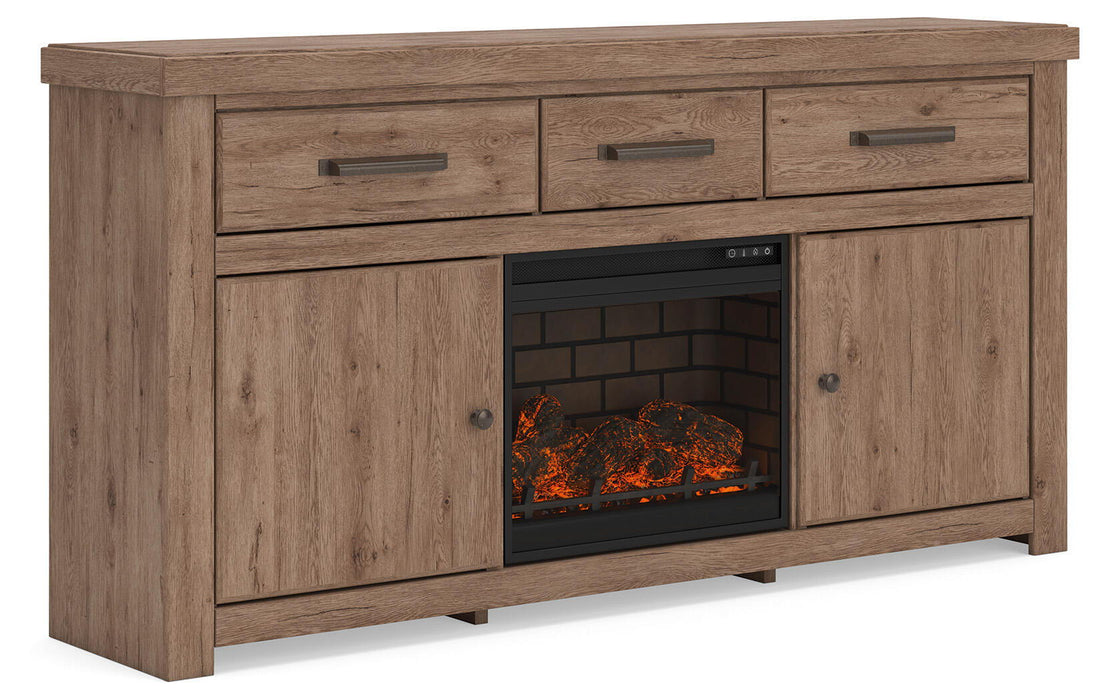 Garistyn - TV Stand With Fireplace Option – TV Stands by Signature Design by Ashley® at Furniture Wholesale Plus , Nashville furniture store