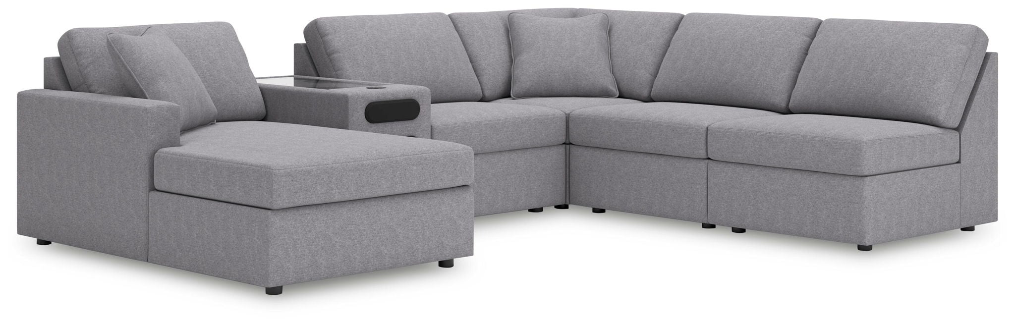Modmax - Sectional - Granite – Stationary Sectionals by Signature Design by Ashley® at Furniture Wholesale Plus , Nashville furniture store