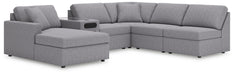 Modmax - Sectional - Granite – Stationary Sectionals by Signature Design by Ashley® at Furniture Wholesale Plus , Nashville furniture store