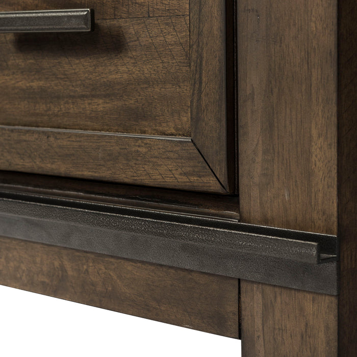 Thornwood Hills - Sliding Door Chest - Rock Beaten Brown – Door Chests by Liberty Furniture at Furniture Wholesale Plus , Nashville furniture store
