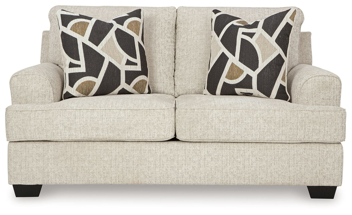 Heartcort - Loveseat - Quartz – Stationary Loveseats by Benchcraft® at Furniture Wholesale Plus , Nashville furniture store