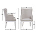 Warren - Arm Chair (Set of 2) - White – Chair Sets by Steve Silver Furniture at Furniture Wholesale Plus , Nashville furniture store
