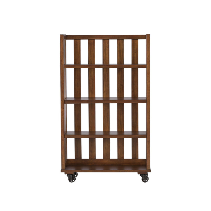 Arlington House - Open Bookcase - Cobblestone Brown – Standard Bookcases by Liberty Furniture at Furniture Wholesale Plus , Nashville furniture store