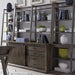 Stone Brook - Jr Executive Credenza Set - Rustic Saddle – Credenzas & Hutches by Liberty Furniture at Furniture Wholesale Plus , Nashville furniture store