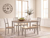 Harperfeld - Dining Room Table Set (Set of 6) - Natural / Gray – 6 Piece Dining Room Sets by Signature Design by Ashley® at Furniture Wholesale Plus , Nashville furniture store