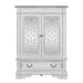 Abbey Park - Mirrored Door Chest - Antique White – Door Chests by Liberty Furniture at Furniture Wholesale Plus , Nashville furniture store