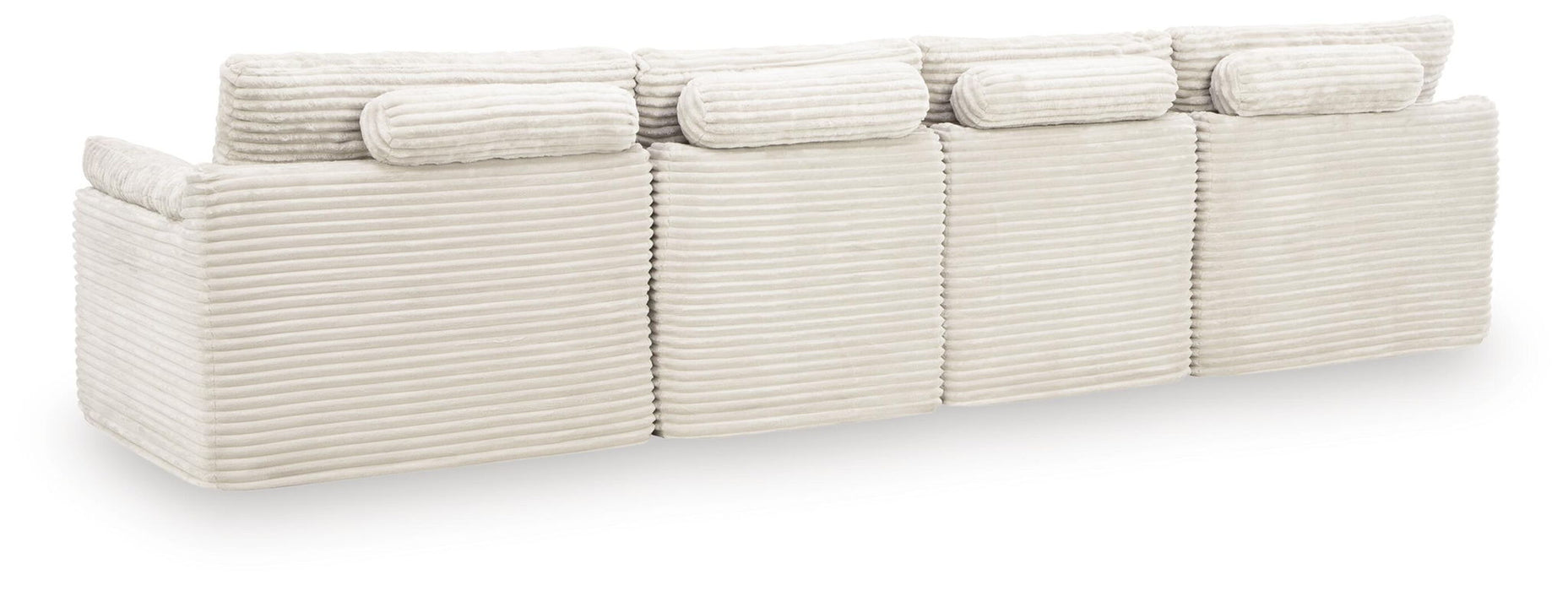 Fannin - 4-Piece Sectional With Ottoman - Ivory – Stationary Sectionals by Signature Design by Ashley® at Furniture Wholesale Plus , Nashville furniture store