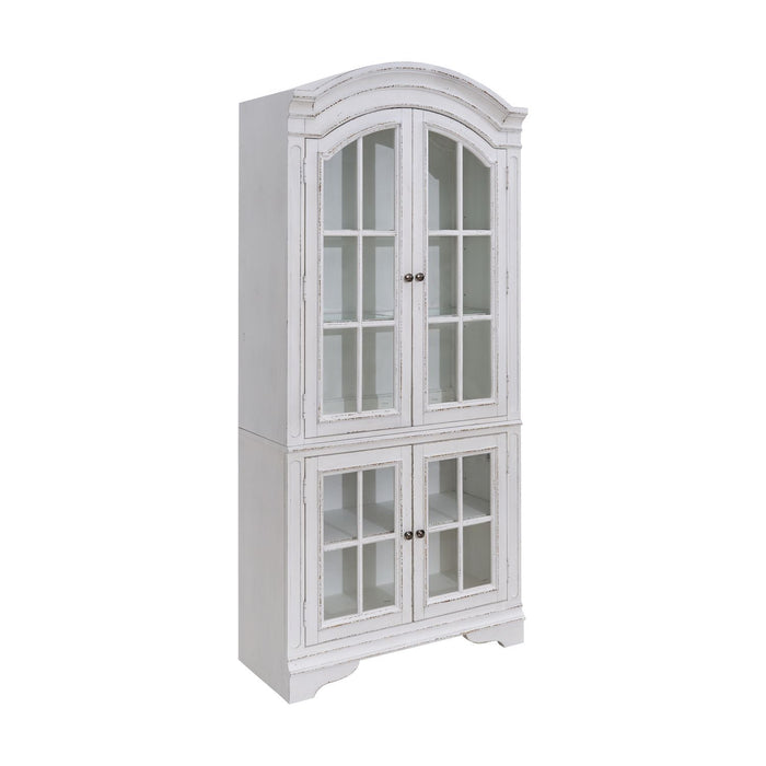 Magnolia Manor - Display Cabinet - Antique White – Display Cabinets by Liberty Furniture at Furniture Wholesale Plus , Nashville furniture store