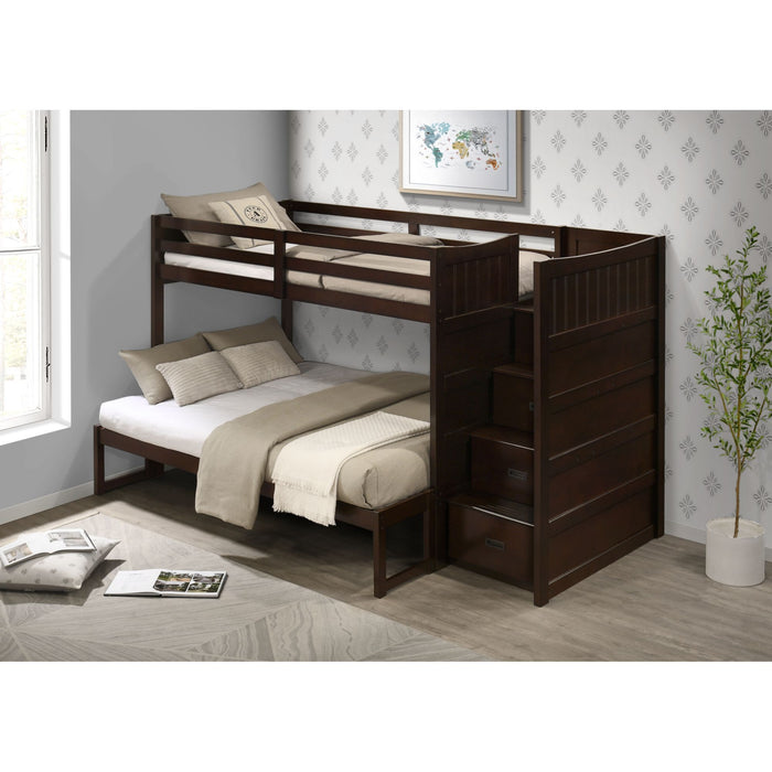 Sami - Step Bunk With Right Headboard – Bunk Beds by Elements International at Furniture Wholesale Plus , Nashville furniture store