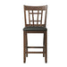 Max - Pub Side Chair (Set of 2) - Walnut – Chair Sets by Elements International at Furniture Wholesale Plus , Nashville furniture store