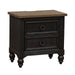 Americana Farmhouse - 2 Drawer Night Stand With Charging Station – Nightstands w/ Charging Stations by Liberty Furniture at Furniture Wholesale Plus , Nashville furniture store