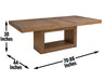Garland - Dining Table – Dining Tables with Extensions by Steve Silver Furniture at Furniture Wholesale Plus , Nashville furniture store