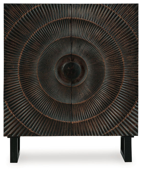 Fosterman - Accent Cabinet - Distressed Black – Accent Cabinets by Signature Design by Ashley® at Furniture Wholesale Plus , Nashville furniture store