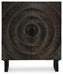 Fosterman - Accent Cabinet - Distressed Black – Accent Cabinets by Signature Design by Ashley® at Furniture Wholesale Plus , Nashville furniture store