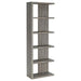 Harrison - 5-Shelf Bookshelf - Weathered Gray - Premium Standard Bookcases from CoasterEveryday - Just $159! Shop now at Furniture Wholesale Plus  We are the best furniture store in Nashville, Hendersonville, Goodlettsville, Madison, Antioch, Mount Juliet, Lebanon, Gallatin, Springfield, Murfreesboro, Franklin, Brentwood