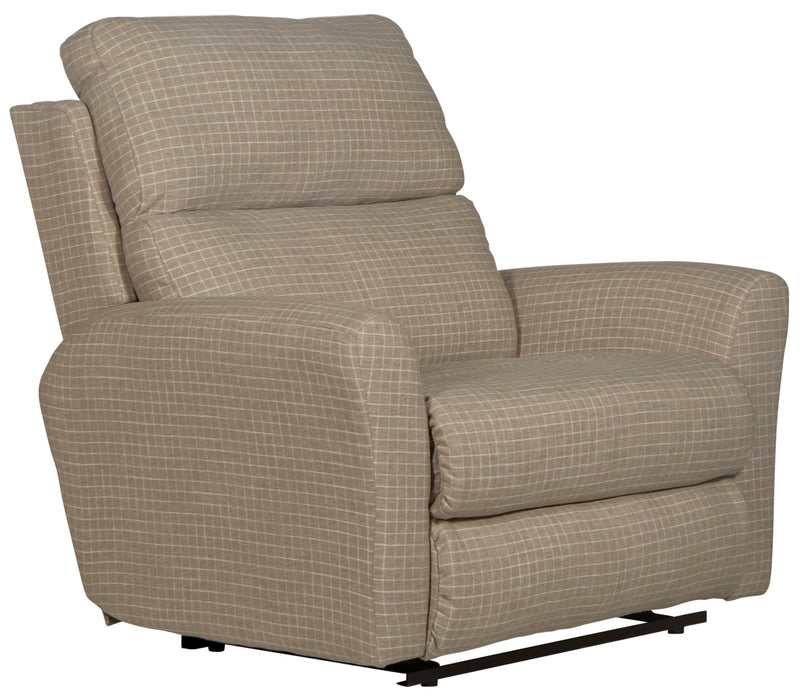 Justine - Lay Flat Extra Wide Recliner - Sandstone – Reclining Chairs by Catnapper at Furniture Wholesale Plus , Nashville furniture store