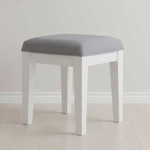 Reflections - Vanity Stool - Pearl White & Rhinestone – Vanity Stools by Liberty Furniture at Furniture Wholesale Plus , Nashville furniture store