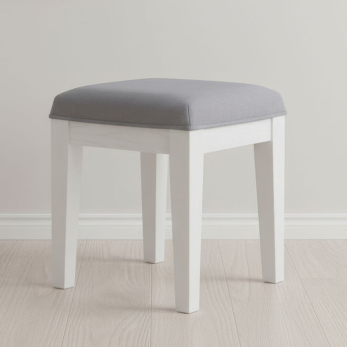Reflections - Vanity Stool - Pearl White & Rhinestone – Vanity Stools by Liberty Furniture at Furniture Wholesale Plus , Nashville furniture store