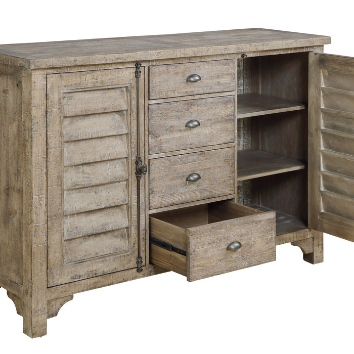 Interlude - Server - Sandstone Buff - Premium Servers from Emerald Home - Just $1569! Shop now at Furniture Wholesale Plus  We are the best furniture store in Nashville, Hendersonville, Goodlettsville, Madison, Antioch, Mount Juliet, Lebanon, Gallatin, Springfield, Murfreesboro, Franklin, Brentwood