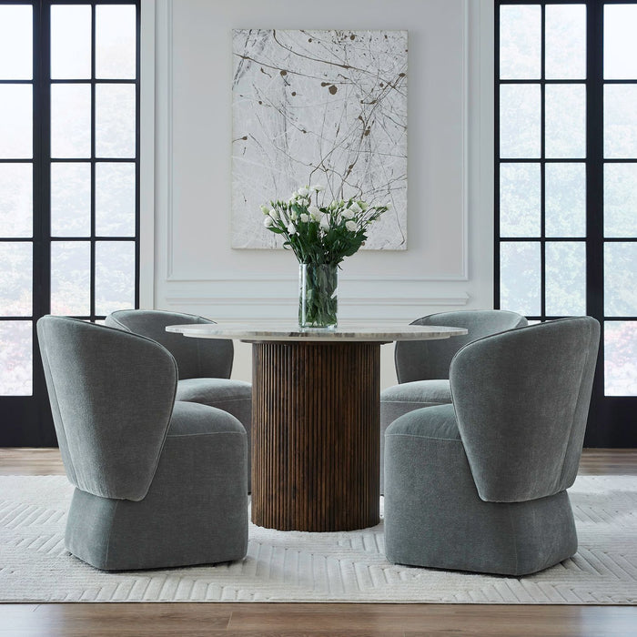 Accent Dining - Dining Chair With Casters – Side Chairs by Liberty Furniture at Furniture Wholesale Plus , Nashville furniture store