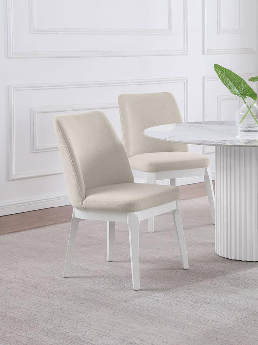 Carissa - Upholstered Dining Side Chair (Set of 2) – Chair Sets by Coaster Fine Furniture at Furniture Wholesale Plus , Nashville furniture store