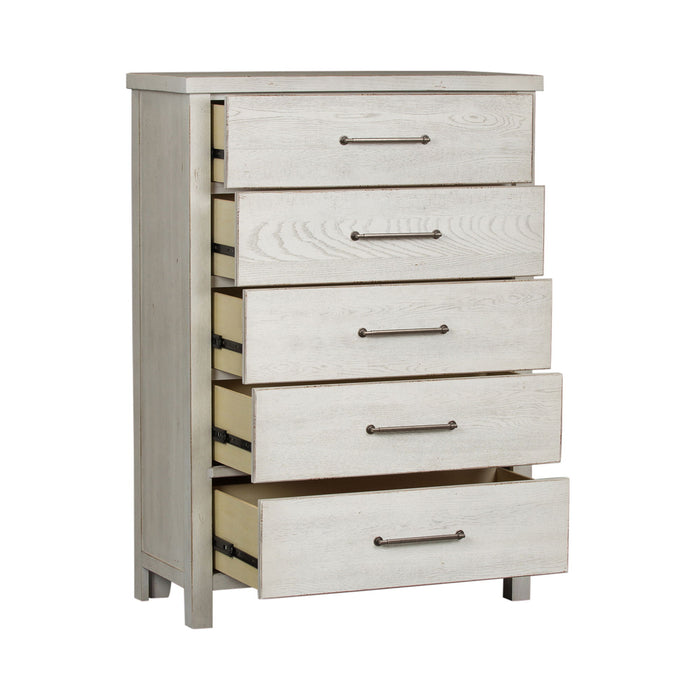 Modern Farmhouse - 5 Drawer Chest – Accent Chests by Liberty Furniture at Furniture Wholesale Plus , Nashville furniture store
