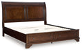 Trellington - King Sleigh Storage Bed - Brown – Storage Beds by Signature Design by Ashley® at Furniture Wholesale Plus , Nashville furniture store