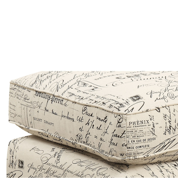 Erica - Ottoman – Upholstered Ottomans by Elements International at Furniture Wholesale Plus , Nashville furniture store