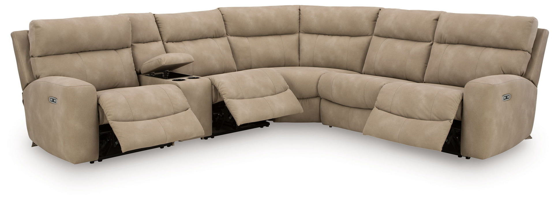Next-Gen Durapella - Power Reclining Sectional Set – 6 Piece Living Room Sets by Signature Design by Ashley® at Furniture Wholesale Plus , Nashville furniture store