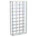 Montara - Tempered Glass Wine Storage LED Curio Cabinet - Chrome - Premium Curio Cabinets from Coaster Fine Furniture - Just $439! Shop now at Furniture Wholesale Plus  We are the best furniture store in Nashville, Hendersonville, Goodlettsville, Madison, Antioch, Mount Juliet, Lebanon, Gallatin, Springfield, Murfreesboro, Franklin, Brentwood