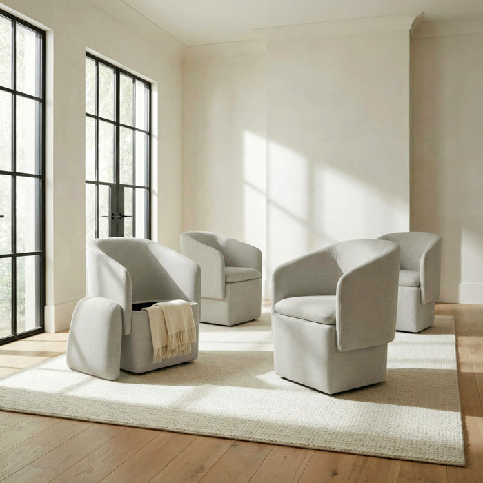 Accent Dining - Accent Storage Dining Chair With Casters – Arm Chairs by Liberty Furniture at Furniture Wholesale Plus , Nashville furniture store