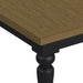 Heritage - Rectangular Dining Table With 18" Leaf - Oak Brown And Black – Dining Tables by Elements International at Furniture Wholesale Plus , Nashville furniture store